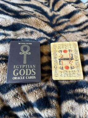 Silvana Alasia Egyptian Gods Oracle Cards - Black & Gold